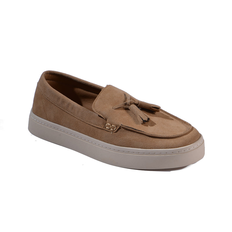 Zara Leather Moccasin With Tassels Sneakers Man 2206/120/802 Havan - 1