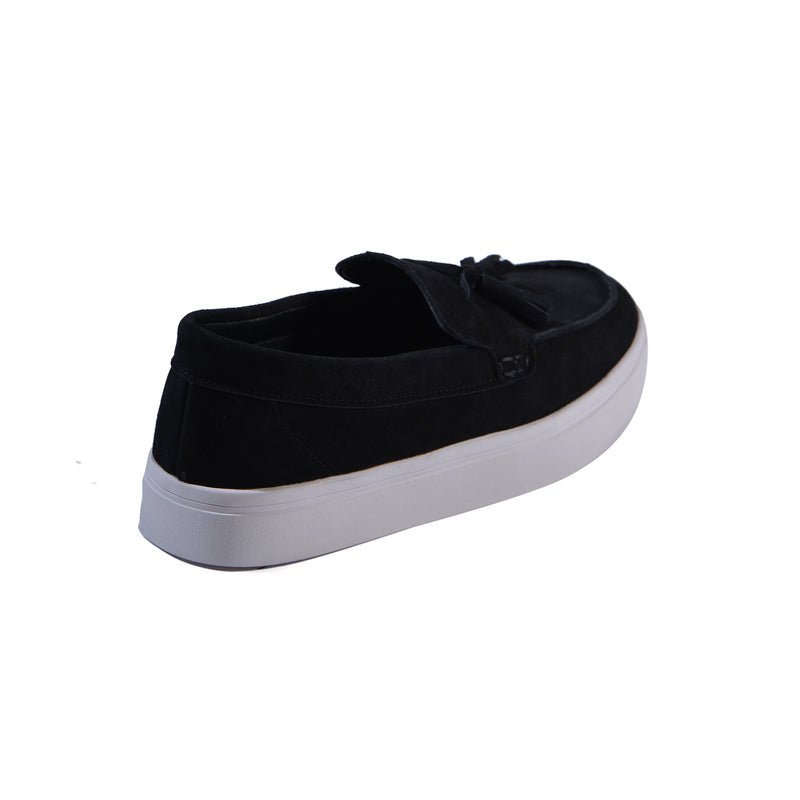 Zara Leather Moccasin With Tassels Sneakers Man 2206/120/802 Black - 2