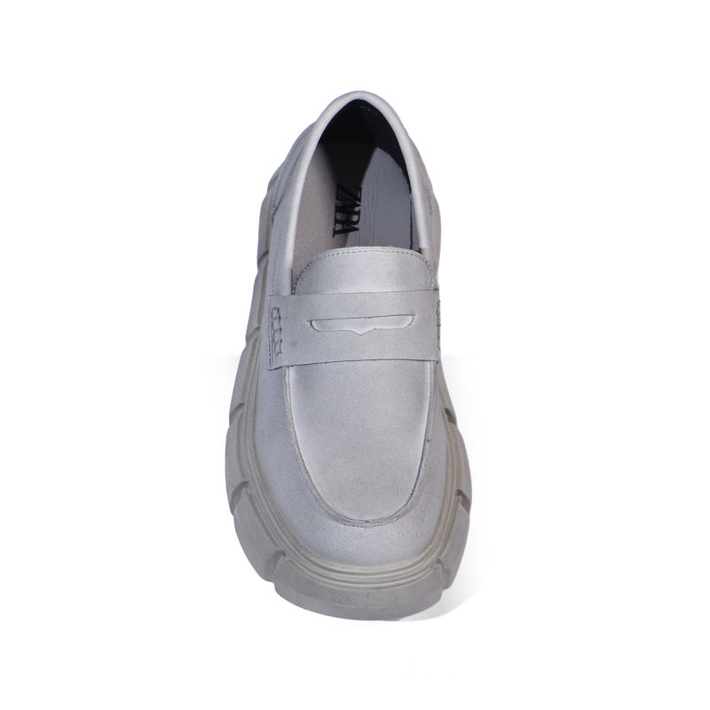 Zara Chunky Worn Loafers Sneakers Man 2647/520/802 Gray - 3