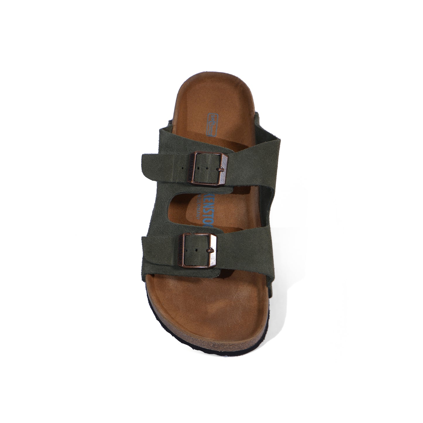 BIRKENSTOCK Arizona Soft Footbed Suede Leather Man 0129423 Green
