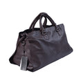 Roberto Cavalli plaque Leather Holdall Bag 96399 Coffee - 2