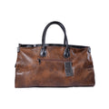 Balikadan plaque Leather Holdall Bag 963708 Brown - 3
