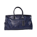 Balikadan plaque Leather Holdall Bag 963708 Blue - 3