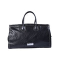 Balikadan plaque Leather Holdall Bag 963708 Black - 1