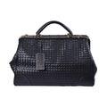 Balikadan plaque Leather Holdall Bag 2785 Black - 3