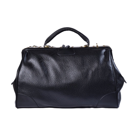 Balikadan plaque Leather Holdall Bag 2785 Black