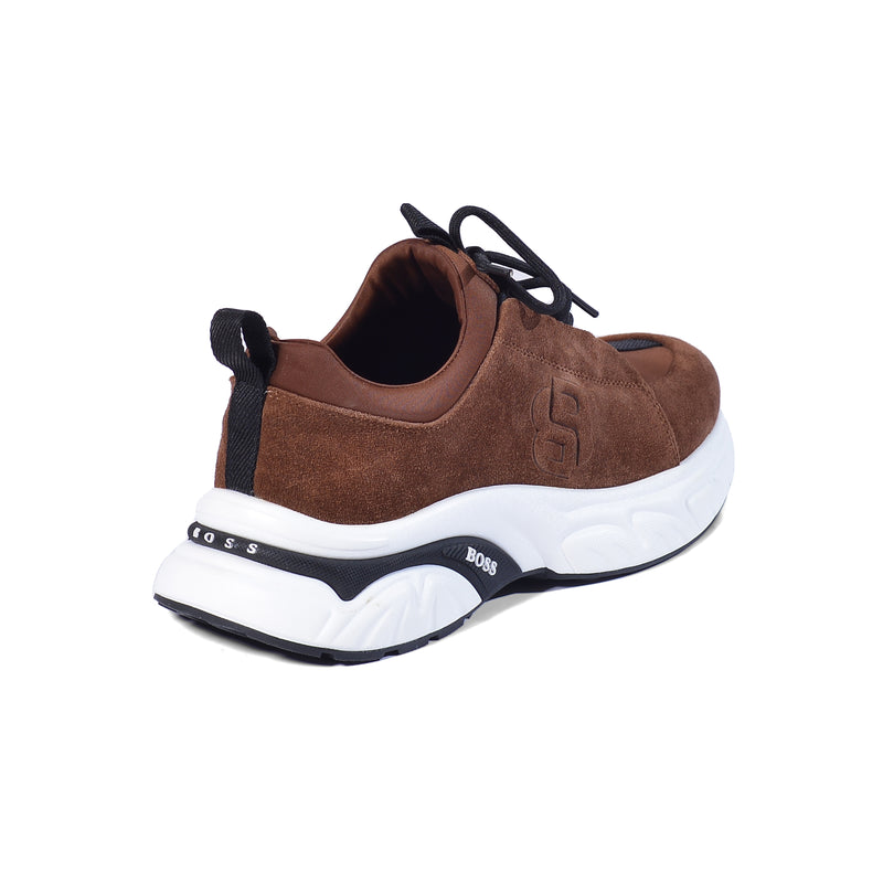 Hugo Boss suede Italian Sneakers Man 9009-1 Havan - 2