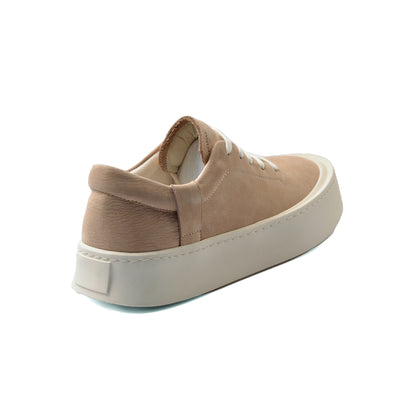 British Style Yuppie Platform Sneakers Men M9101 Beige