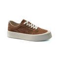 British Style Yuppie Platform Sneakers Men F7311A Brown - 1