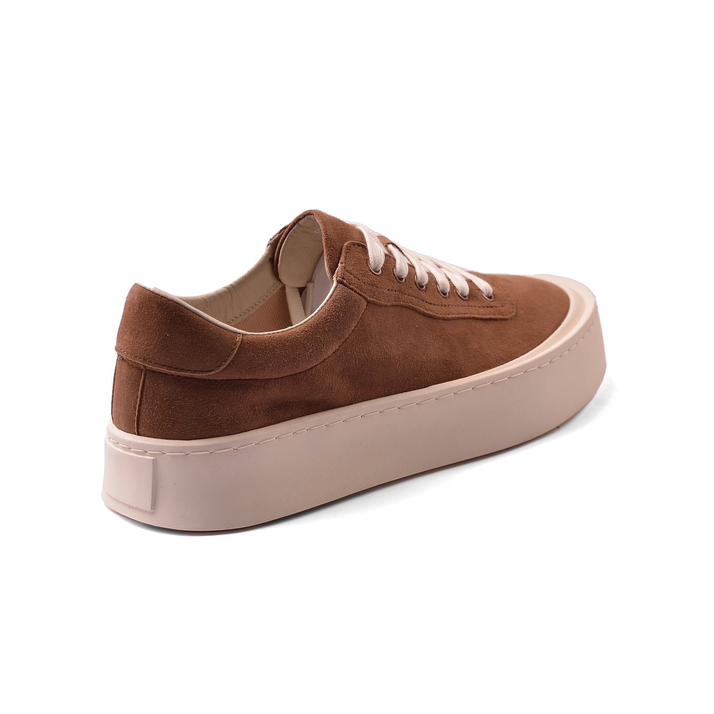 British Style Yuppie Platform Sneakers Men F7311A Brown