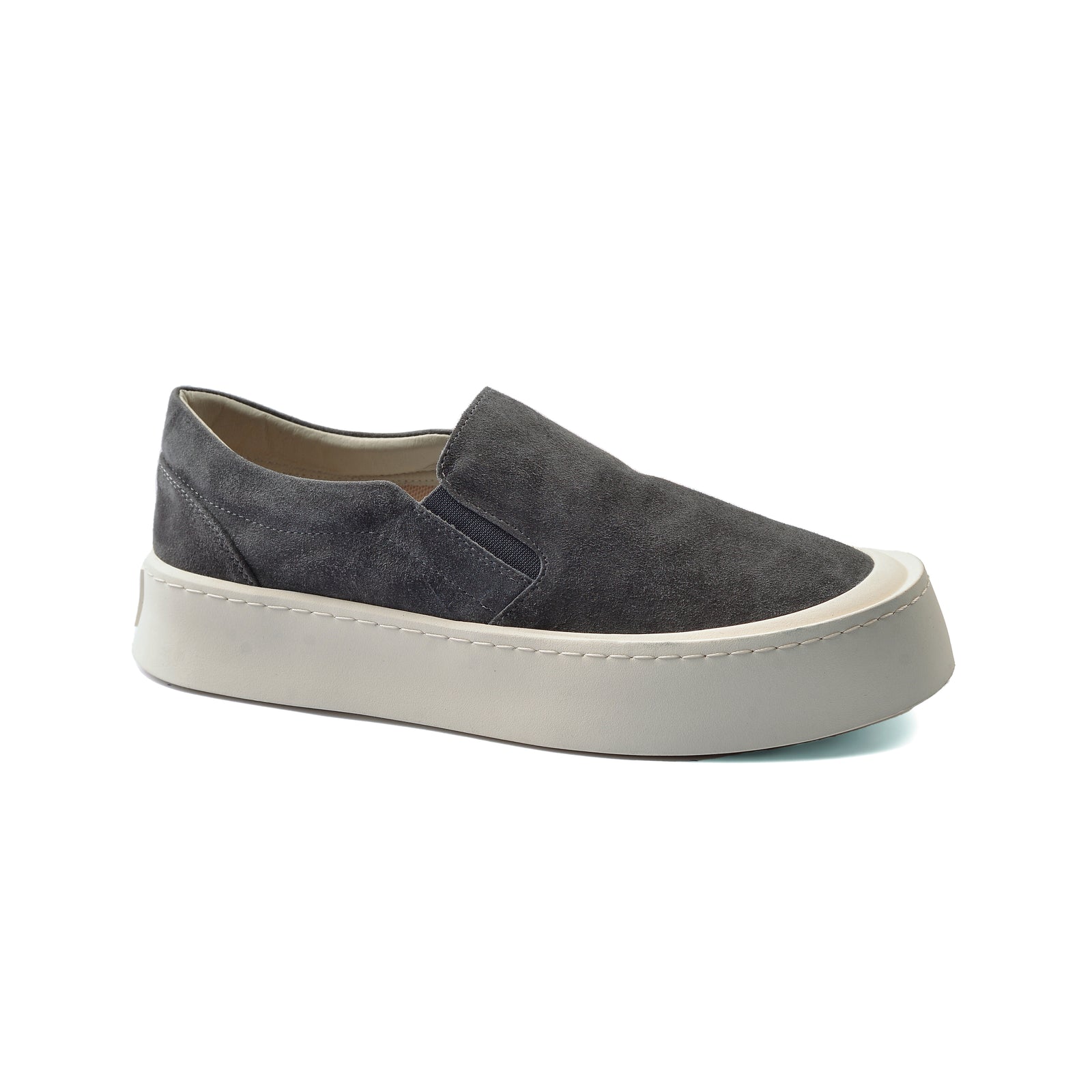 British Style Yuppie Platform Sneakers Men M752 Gray - 1