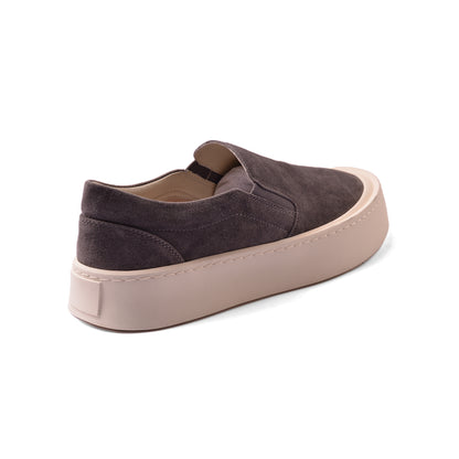 British Style Yuppie Platform Sneakers Men M752 Gray