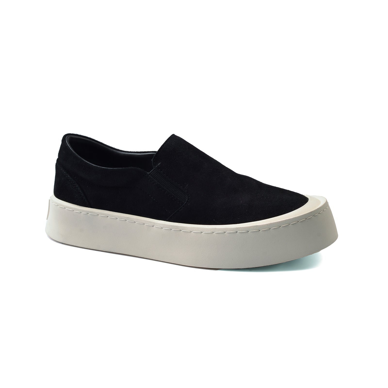 British Style Yuppie Platform Sneakers Men M752 Black - 1