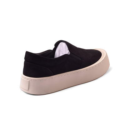 British Style Yuppie Platform Sneakers Men M752 Black