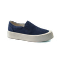 British Style Yuppie Platform Sneakers Men M752 Navy - 1