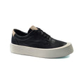 British Style Yuppie Platform Sneakers Men F7512 Black - 1