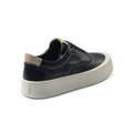 British Style Yuppie Platform Sneakers Men F7512 Black - 2