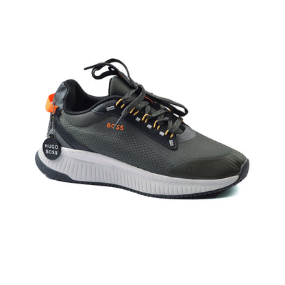 BOSS - TTNM EVO GORE-TEX trainers with ribbed sole Sneakers Man 505297 Olive