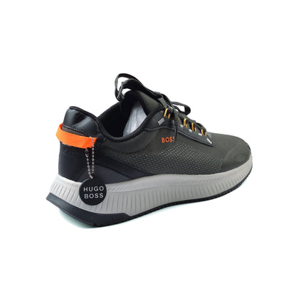 BOSS - TTNM EVO GORE-TEX trainers with ribbed sole Sneakers Man 505297 Olive