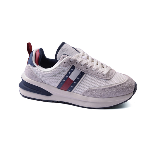 Tenis Tommy Hilfiger Chunky Sole Runner Sneakers Man MO1323 White