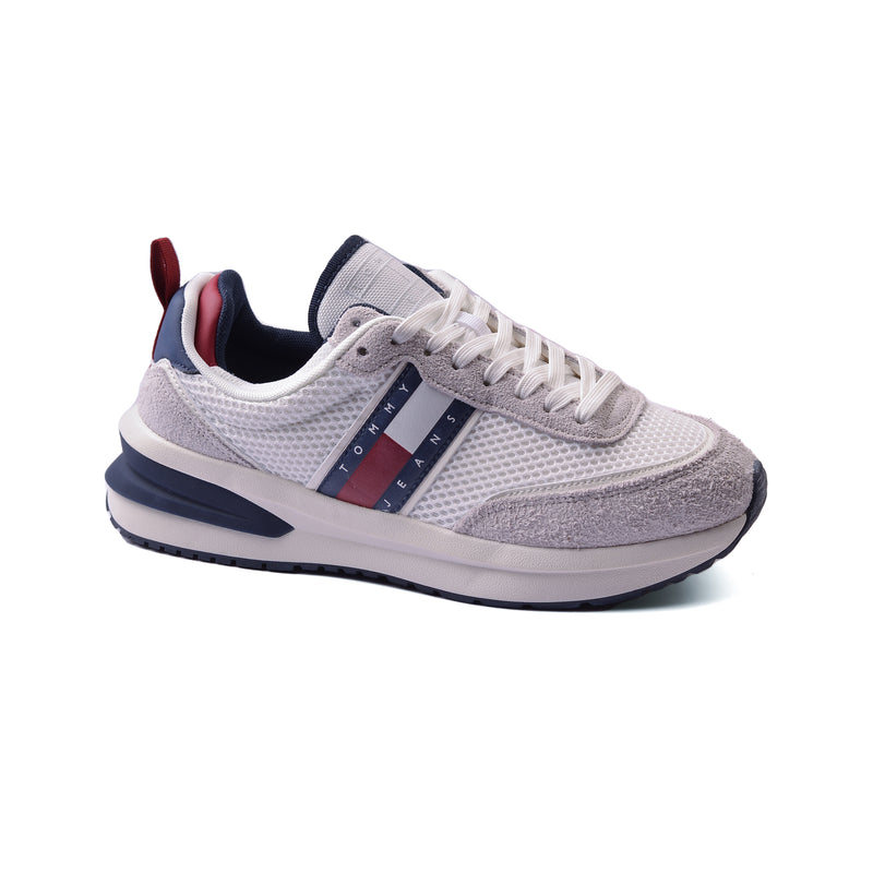 Tenis Tommy Hilfiger Chunky Sole Runner Sneakers Man MO1323 White - 1