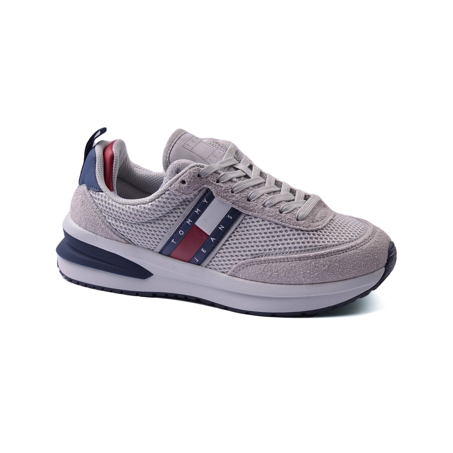 Tenis Tommy Hilfiger Chunky Sole Runner Sneakers Man MO1323 Gray