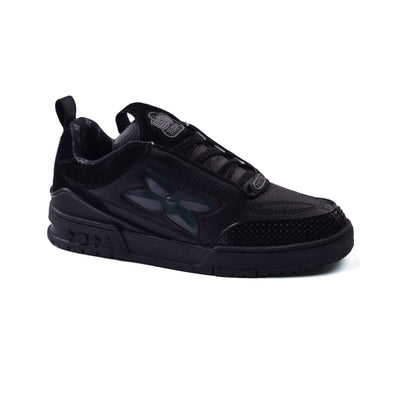 Louis Vuitton Skate Flor Blanco Sneakers Man VL1221 Black