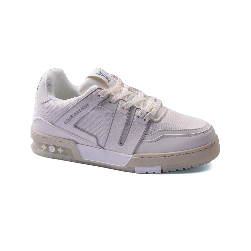Louis Vuitton Trainer Monogram Denim Sneakers Man MD0128 White - 1