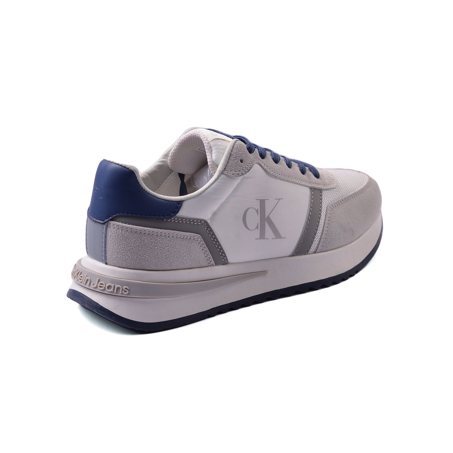 Calvin Klein Picio Monogram Sneakers Man CK654 White&Navy