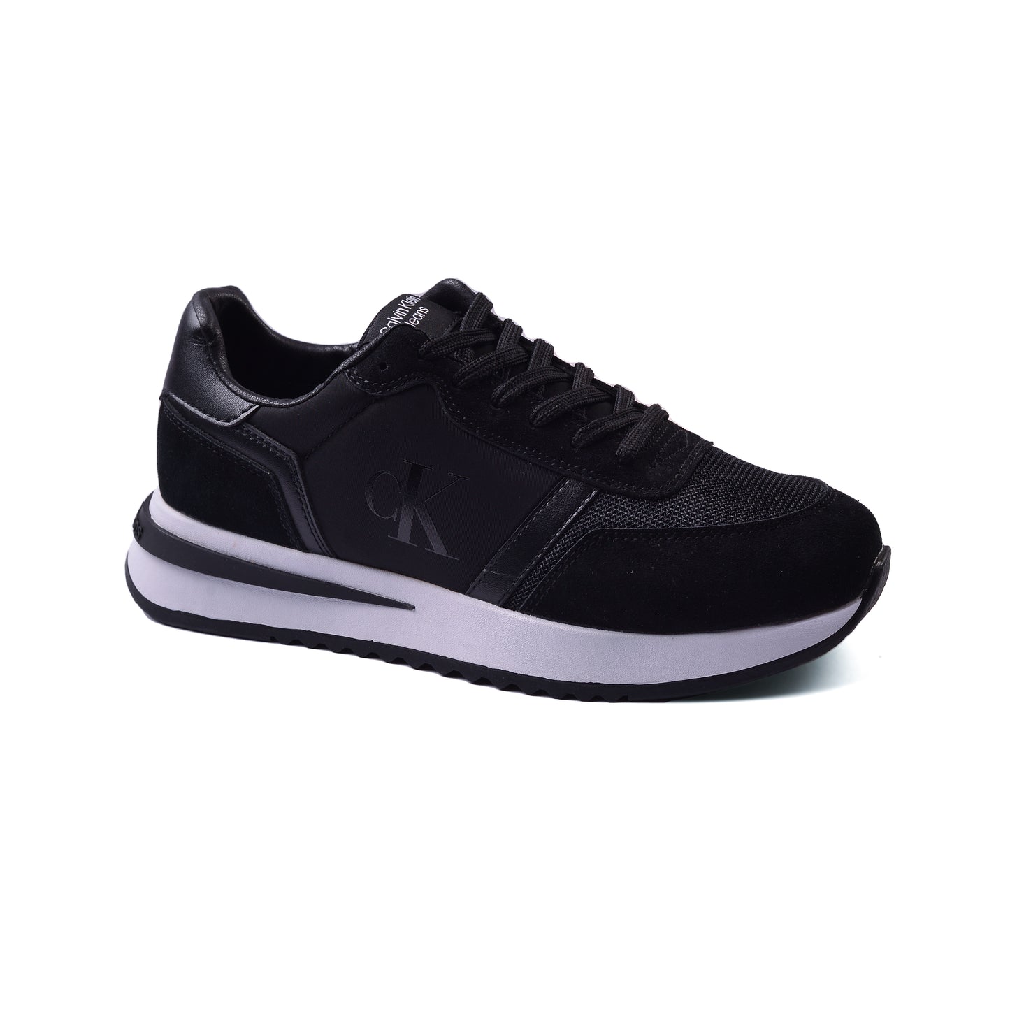 Calvin Klein Picio Monogram Sneakers Man CK654 Black
