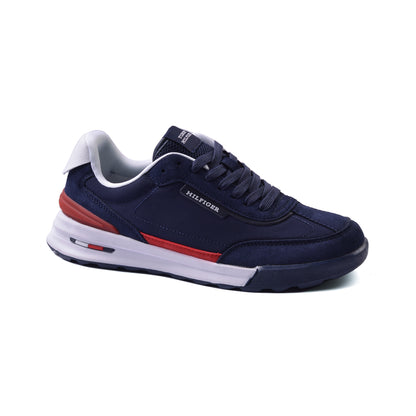 Tommy Hilfiger Mixed Media Runner Sneakers Man M05425 Navy