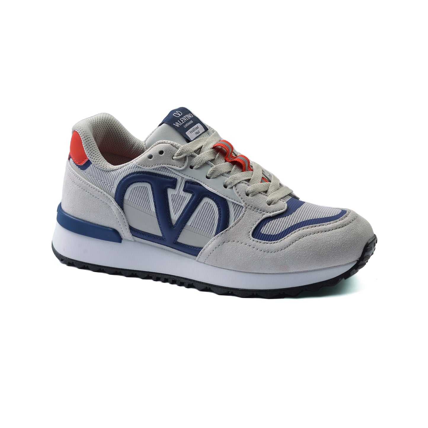 Valentino Garavani Vlogo Pace Sneakers Man LSXF28 Gray&Navy