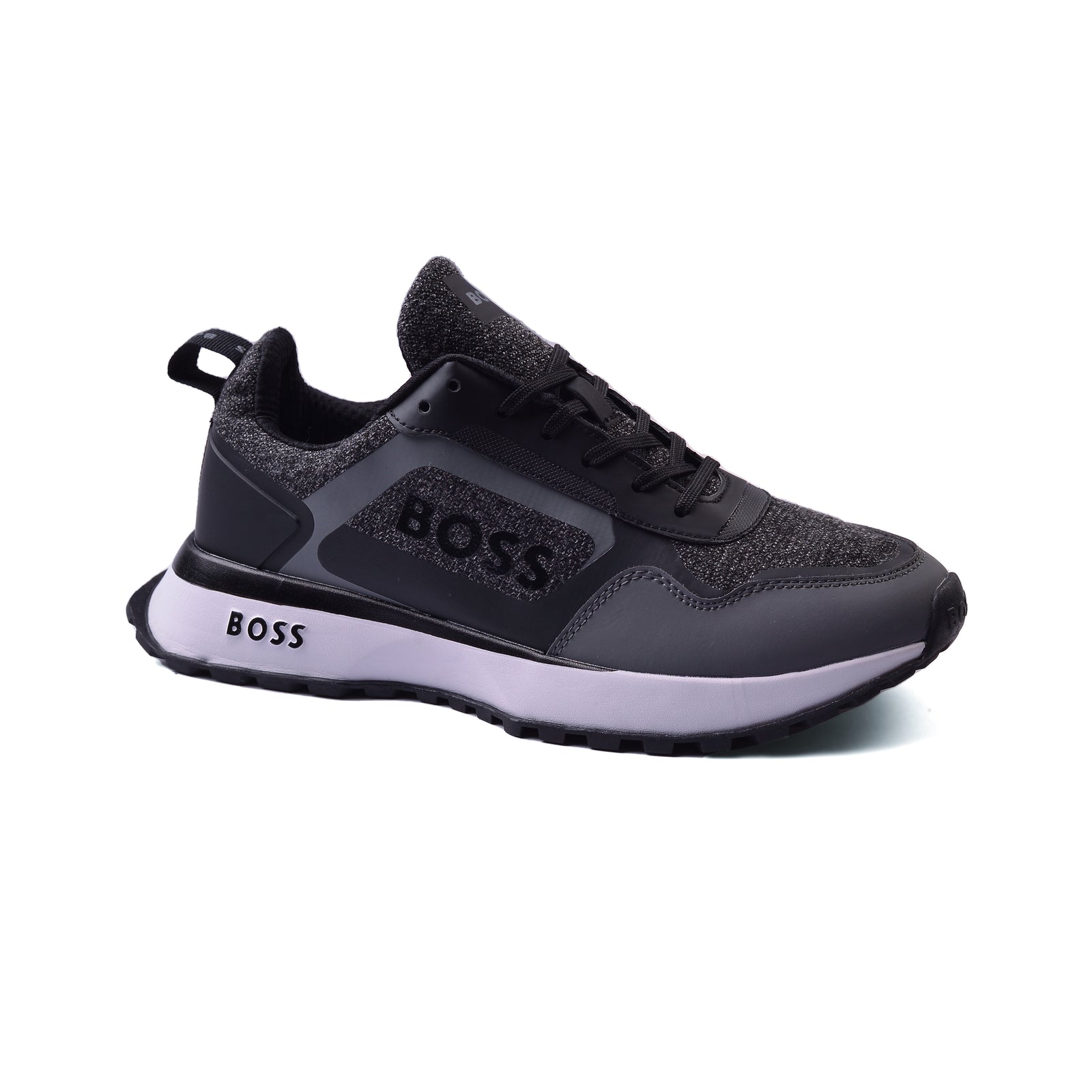 Hugo Boss Jonah Run Sneakers Man 17300 Dark Gray - 1