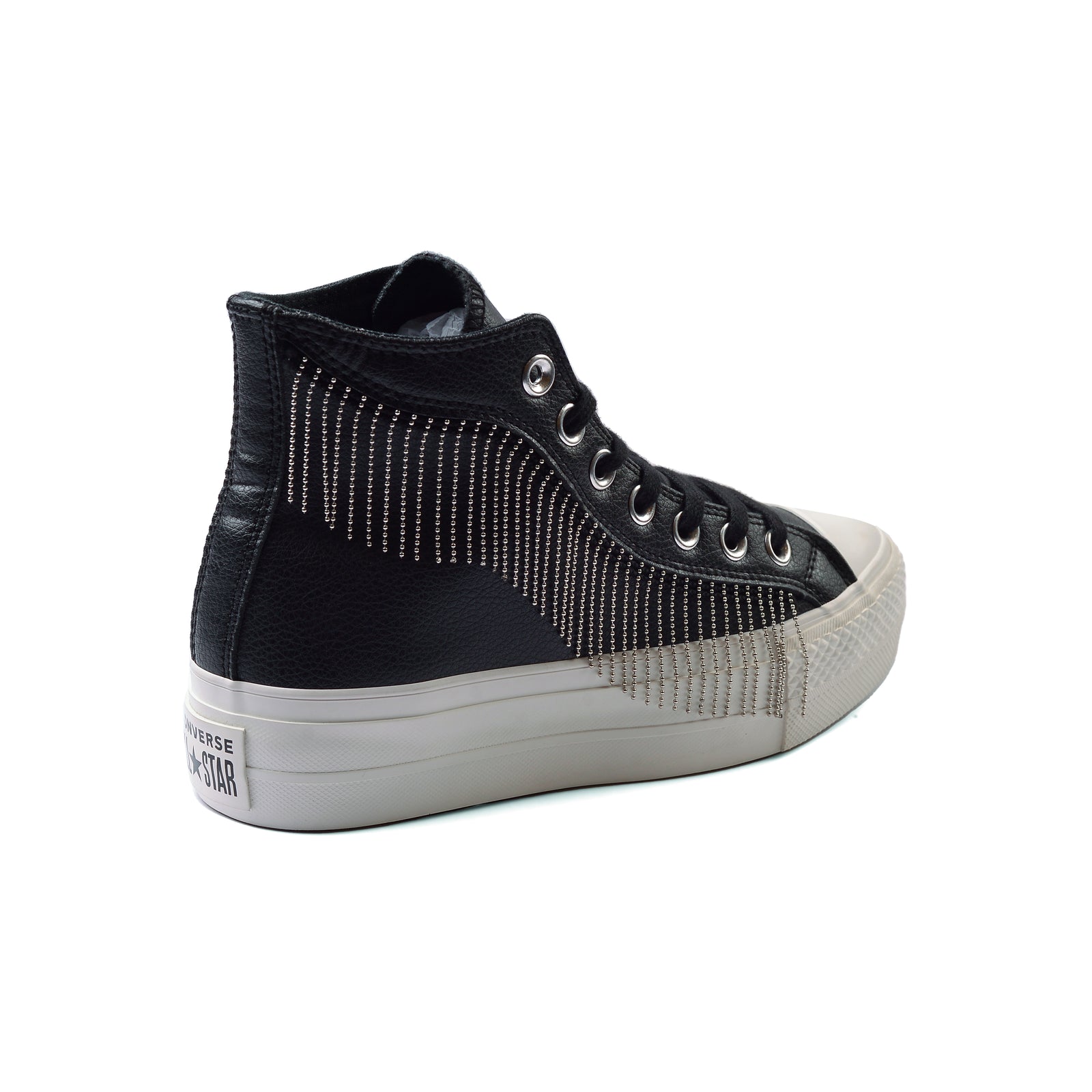 Converse Chuck Taylor All Star Platform Western Glam Half Woman A15473C Black - 2