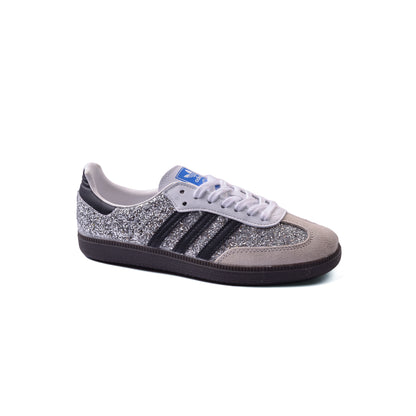 Adidas Superstar Black And Silver Glitter Sneakers Woman ID4188 Silver