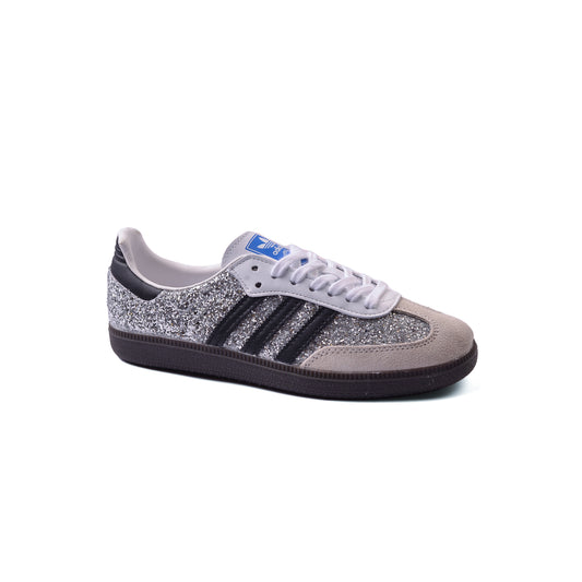 Adidas Superstar Black And Silver Glitter Sneakers Woman ID4188 Silver