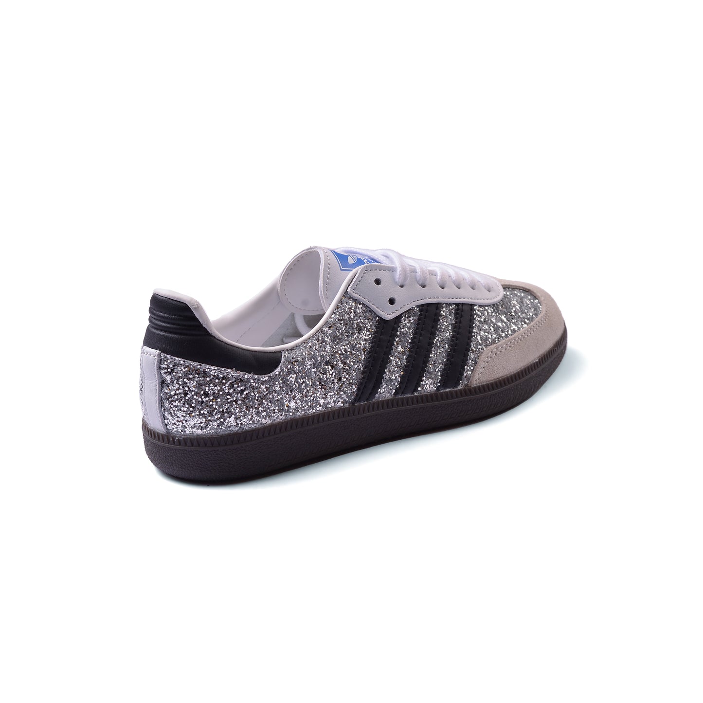 Adidas Superstar Black And Silver Glitter Sneakers Woman ID4188 Silver