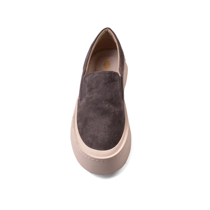 British Style Yuppie Platform Sneakers Men M752 Gray