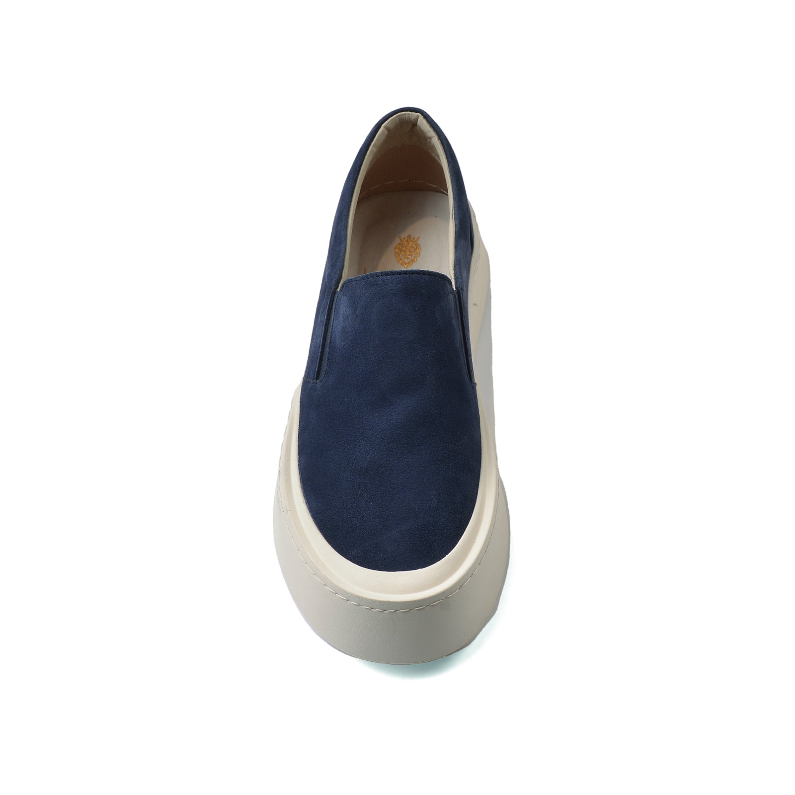 British Style Yuppie Platform Sneakers Men M752 Navy - 3