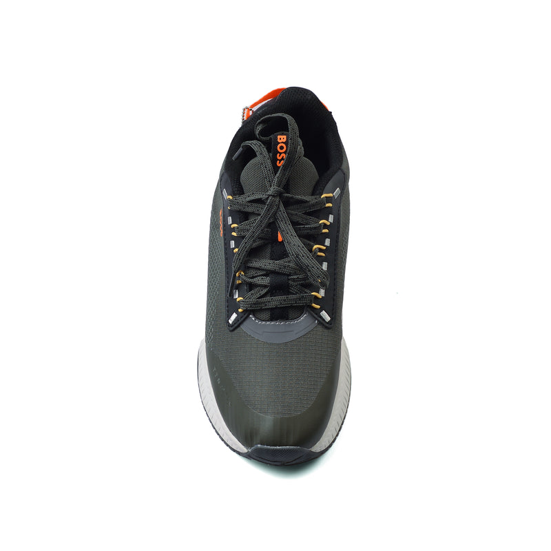 BOSS - TTNM EVO GORE-TEX trainers with ribbed sole Sneakers Man 505297 Olive - 3