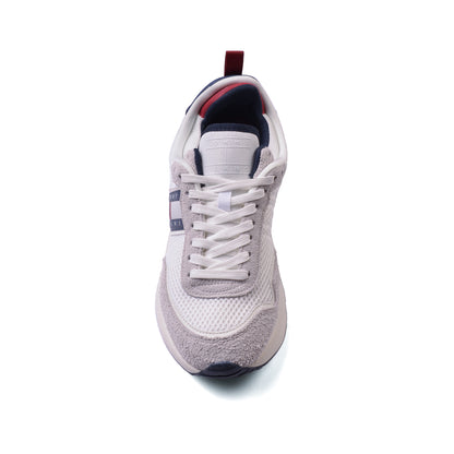 Tenis Tommy Hilfiger Chunky Sole Runner Sneakers Man MO1323 White