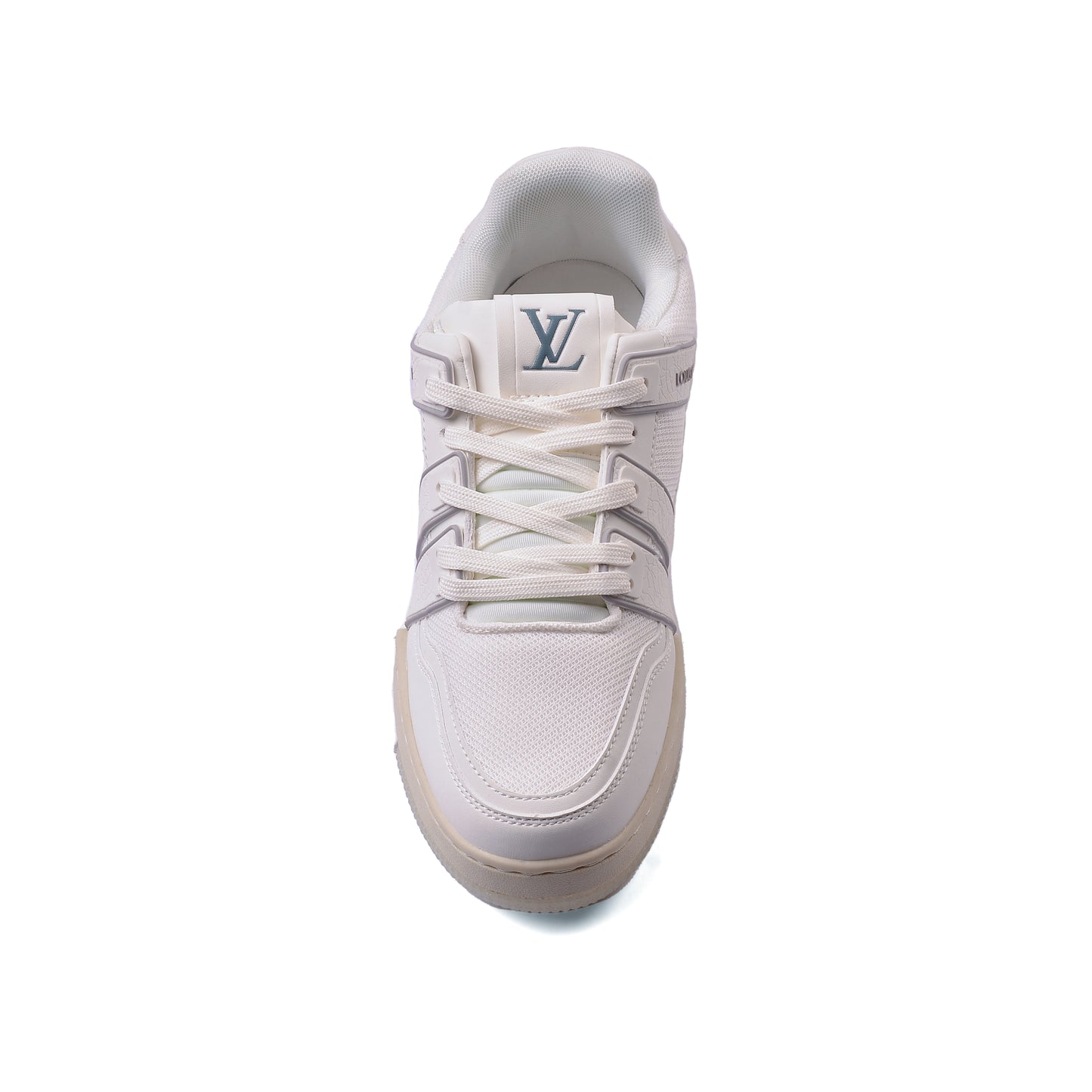 Louis Vuitton Trainer Monogram Denim Sneakers Man MD0128 White