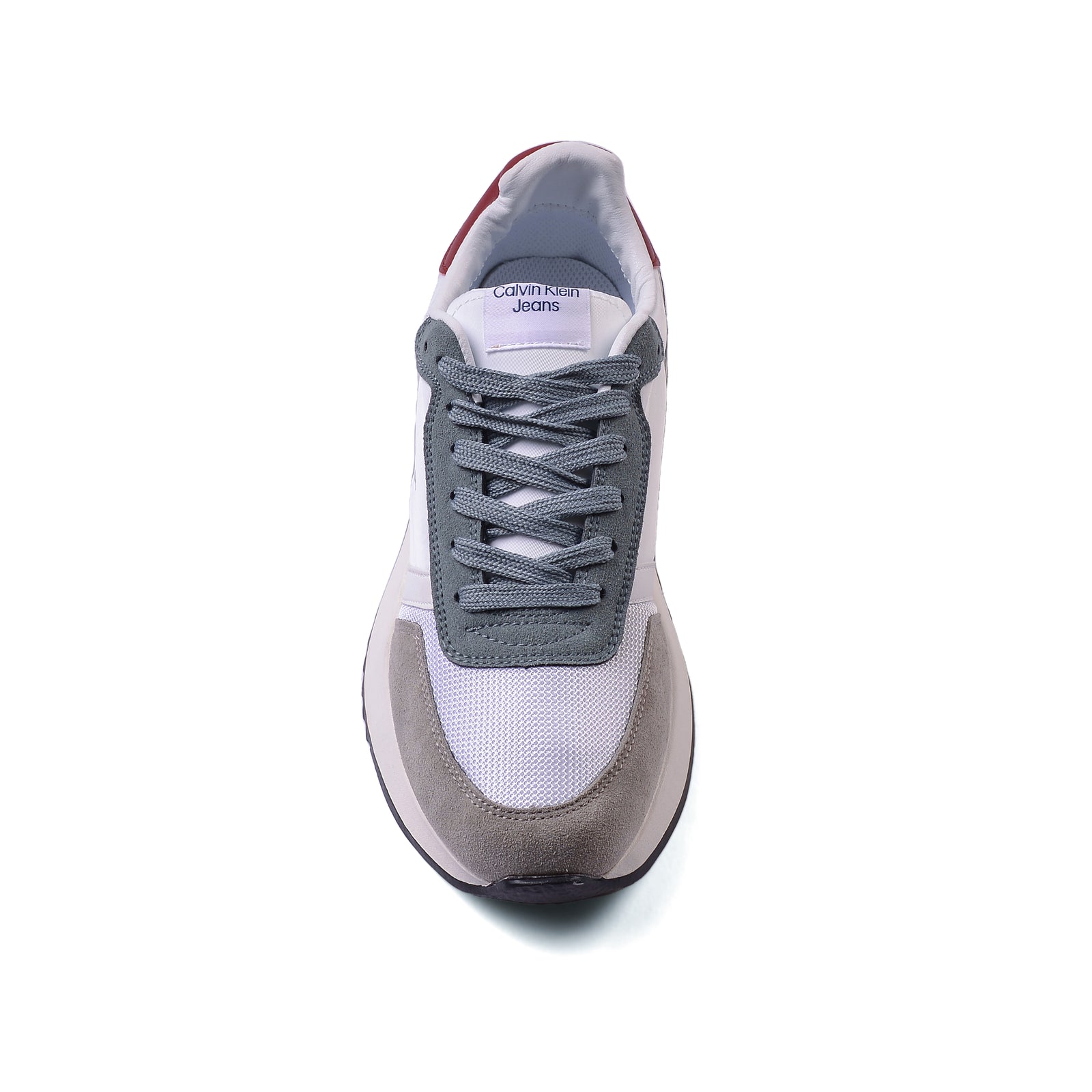 Calvin Klein Picio Monogram Sneakers Man CK654 White&Red - 3