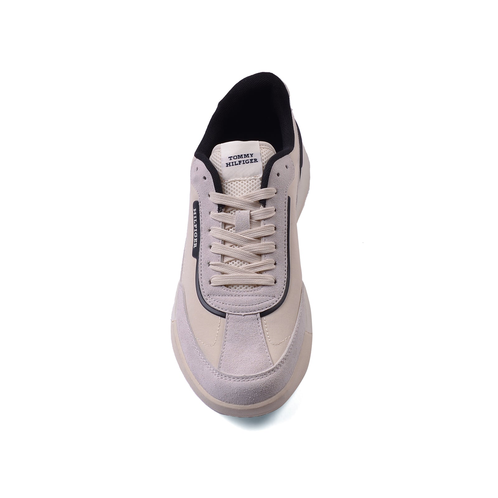 Tommy Hilfiger Mixed Media Runner Sneakers Man M05425 Beige - 3