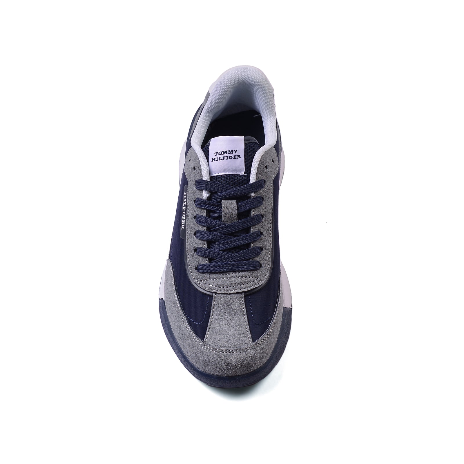 Tommy Hilfiger Mixed Media Runner Sneakers Man M05425 Navy&Gray - 3