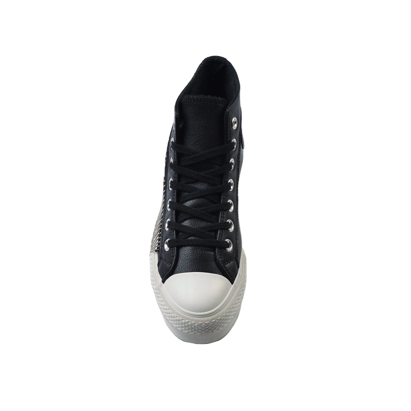 Converse Chuck Taylor All Star Platform Western Glam Half Woman A15473C Black - 3