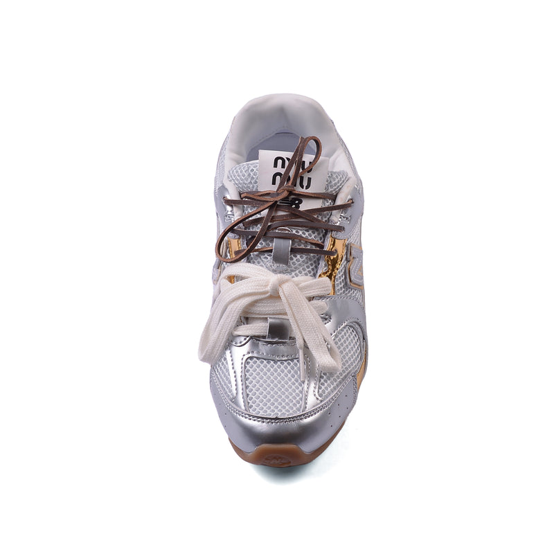 New Balance X Miu Miu 530 Diamond Sneakers Woman 5E1654E Silver - 3