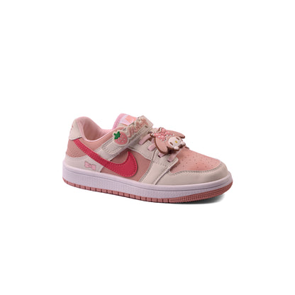Sneakers Kids Running Comfortable Non Slip Durable lightweight 6642B Pink