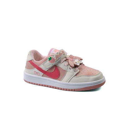 Sneakers Kids Running Comfortable Non Slip Durable lightweight 6642B Pink
