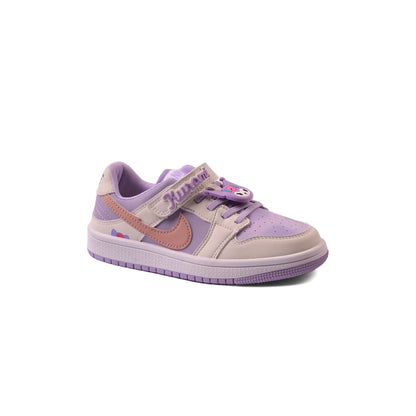 Sneakers Kids Running Comfortable Non Slip Durable lightweight 6642B Purple